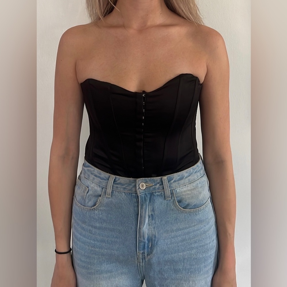 ZARA black medium corset